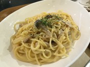 きのことチーズクリームパスタ