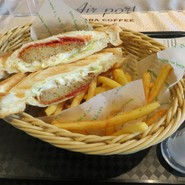 もさ海老ホットサンド