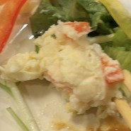 付け合わせはポテトサラダ！
