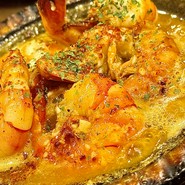 極エビのアヒージョ