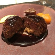 フォアグラ入りハンバーグステーキ