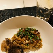 焼きカレー　自家製福神漬けを添えて