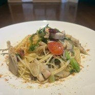 燻製のペペロンチーノ