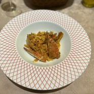 ワタリガニのパスタ