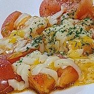 トマトチーズのせ