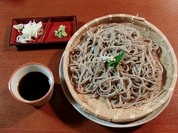 夕食の十割蕎麦