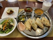 ランチCセット(チーズナン)