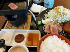 ハンバーグ&牛カツ