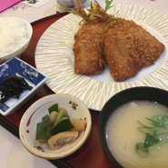 あじフライ定食