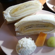 アップルバナナフルーツサンド