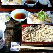海老の天せいろ(大盛)