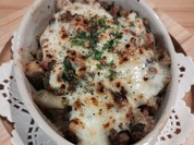 羊肉とレンズ豆のグラタン