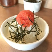 めんたいごはん