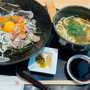 海鮮うどんセット