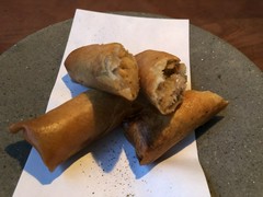 海老と蓮根の春巻き