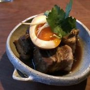 こもきん豚の角煮と半熟煮卵