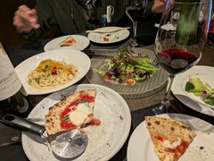 ボトルワイン＆サラダ,マルゲリータ,ホタテとブロッコリーの生パスタ