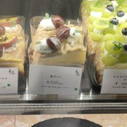 手作りケーキ 苺菜