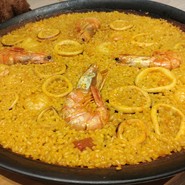 魚介のパエリア