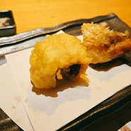 黒穴子 甘鯛の天ぷら