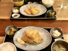 アジフライ定食