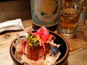 長芋揚げ明太高菜のっけ