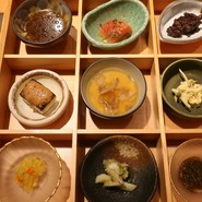 松花堂スタイルの前菜