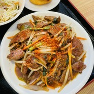 レバニラ定食