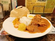 チキンカレー2種コンボ（➕mix豆カレー）