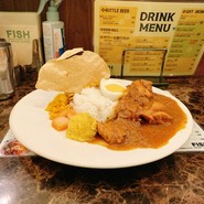 チキンカレー2種コンボ（➕mix豆カレー）