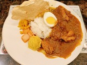 チキンカレー2種コンボ（➕mix豆カレー）