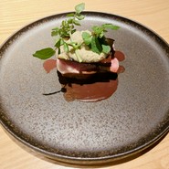 豚とナス　赤ワインソース