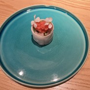 大根とブリ　ラディッシュの花　ラディッシュのソース　