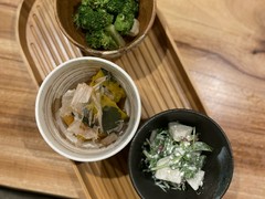 こだわりおばんざい3種盛り合わせ