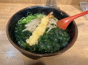 えび天そばトッピングわかめ