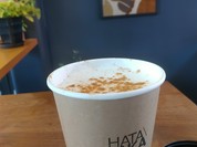 カプチーノ　シナモンパウダー