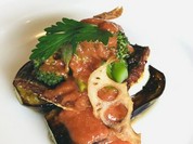 ランチの魚料理