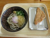 温玉ぶっかけ、当店自慢きつねあげ