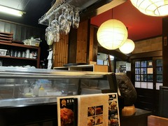 カウンター席から