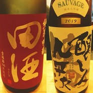田酒、醸し人九平次各¥600