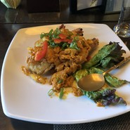 エビのイエローカレー炒め