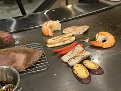 サーロインヒレシーフード野菜