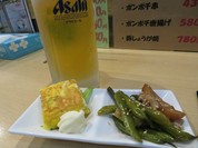 いんげんの煮びたし（お通し）