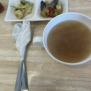 ランチの小鉢2品とスープ