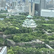 大阪城もハッキリと見えました！