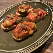 ラタトゥイユのブルスケッタ