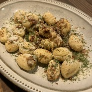 ニョッキのフリットアンチョビソース