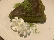 抹茶のチーズケーキ