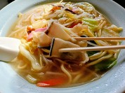 鯨が珍しい!スープも美味しい