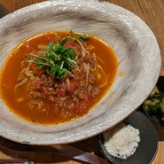 ミートソースパスタ